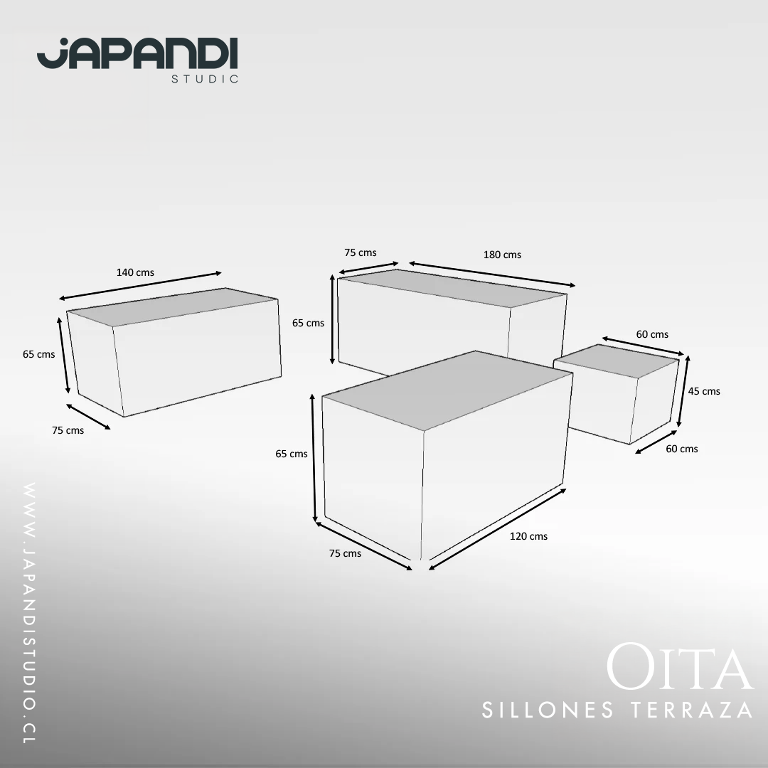Juego de Terraza Sillones Oita